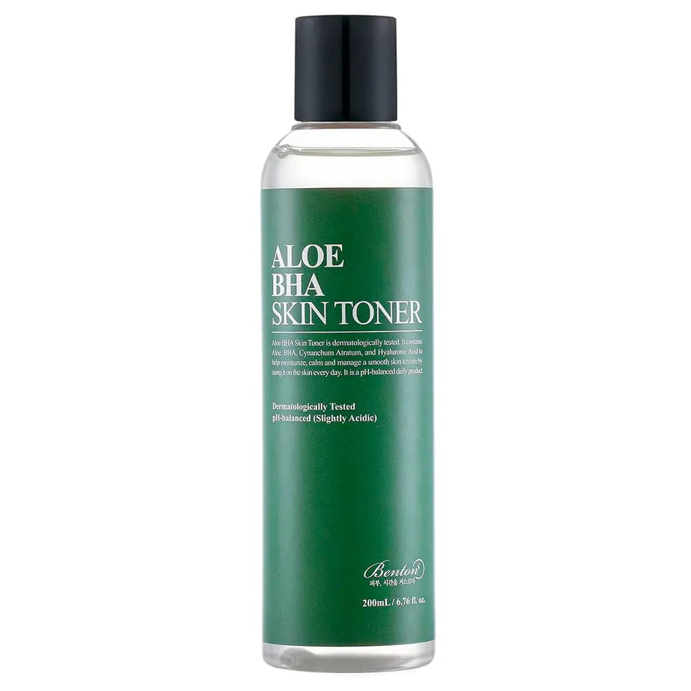 Обновляющий тонер с алоэ и BHA-кислотой Benton Aloe BHA Skin Toner 200 мл