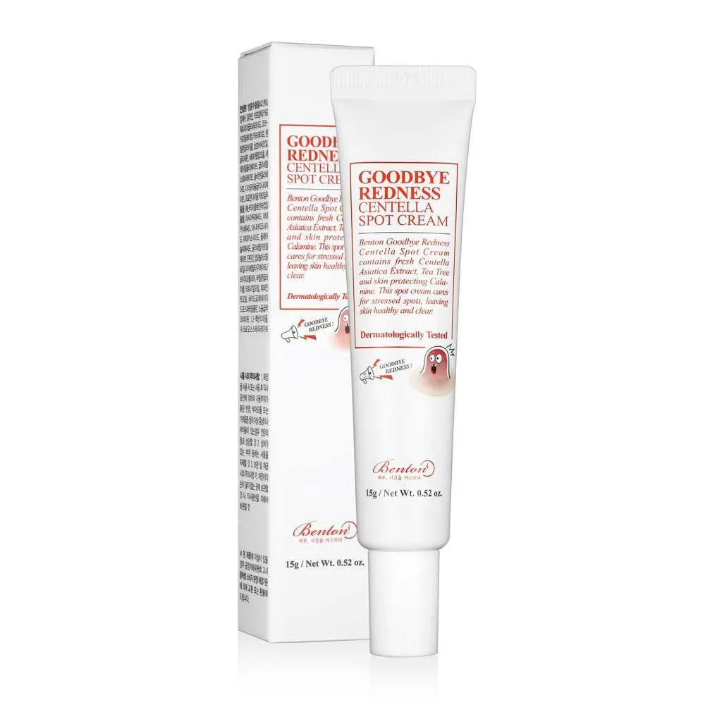 Точечный крем от воспалений  Benton Good bye Redness Centella Spot Cream 24 гр