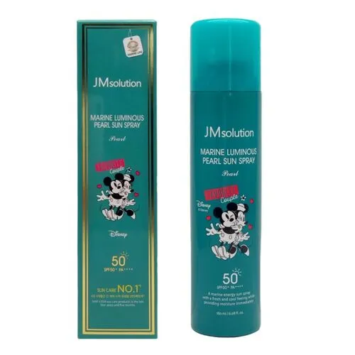 Солнцезащитный спрей с жемчугом  JMsolution Marine Luminous Pearl Sun Spray SPF50+ 180 ml