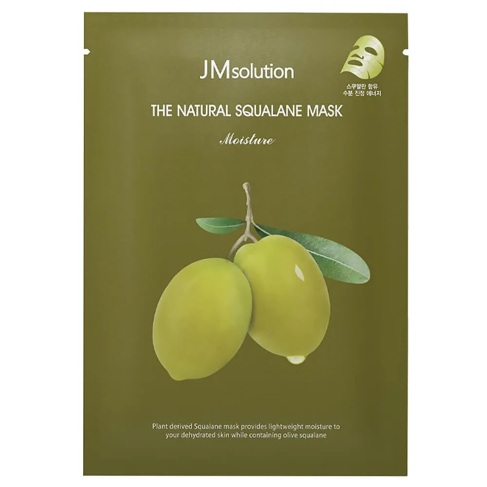 Лёгкая увлажняющая тканевая маска со скваланом JMsolution The Natural Squalane Mask Moisture 30 ml