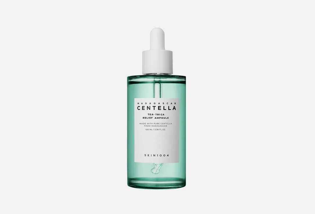 Успокаивающая ампула для проблемной кожи SKIN1004 Madagascar Centella Tea-Trica Relief Ampoule 100 ml