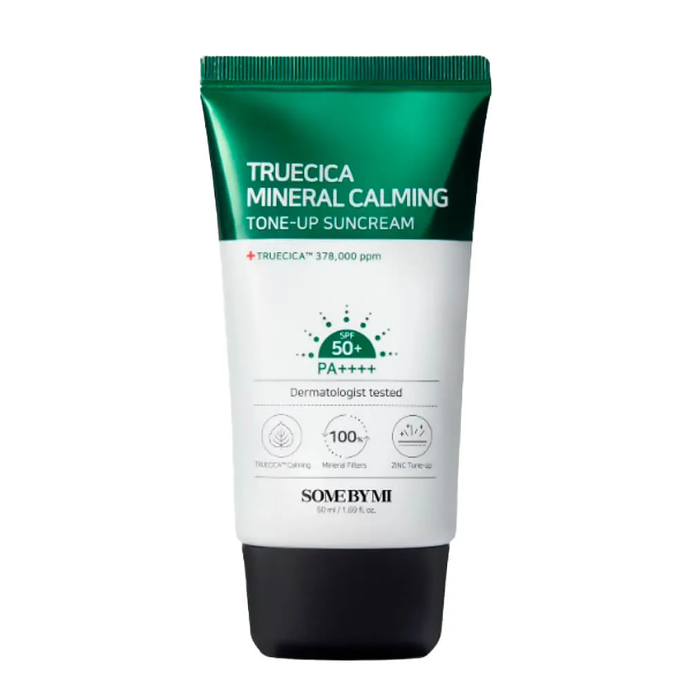 Солнцезащитный крем для ровного тона Some By Mi Truecica Mineral Calming Tone-Up Sunscreen 50 PA++++ 50 ml