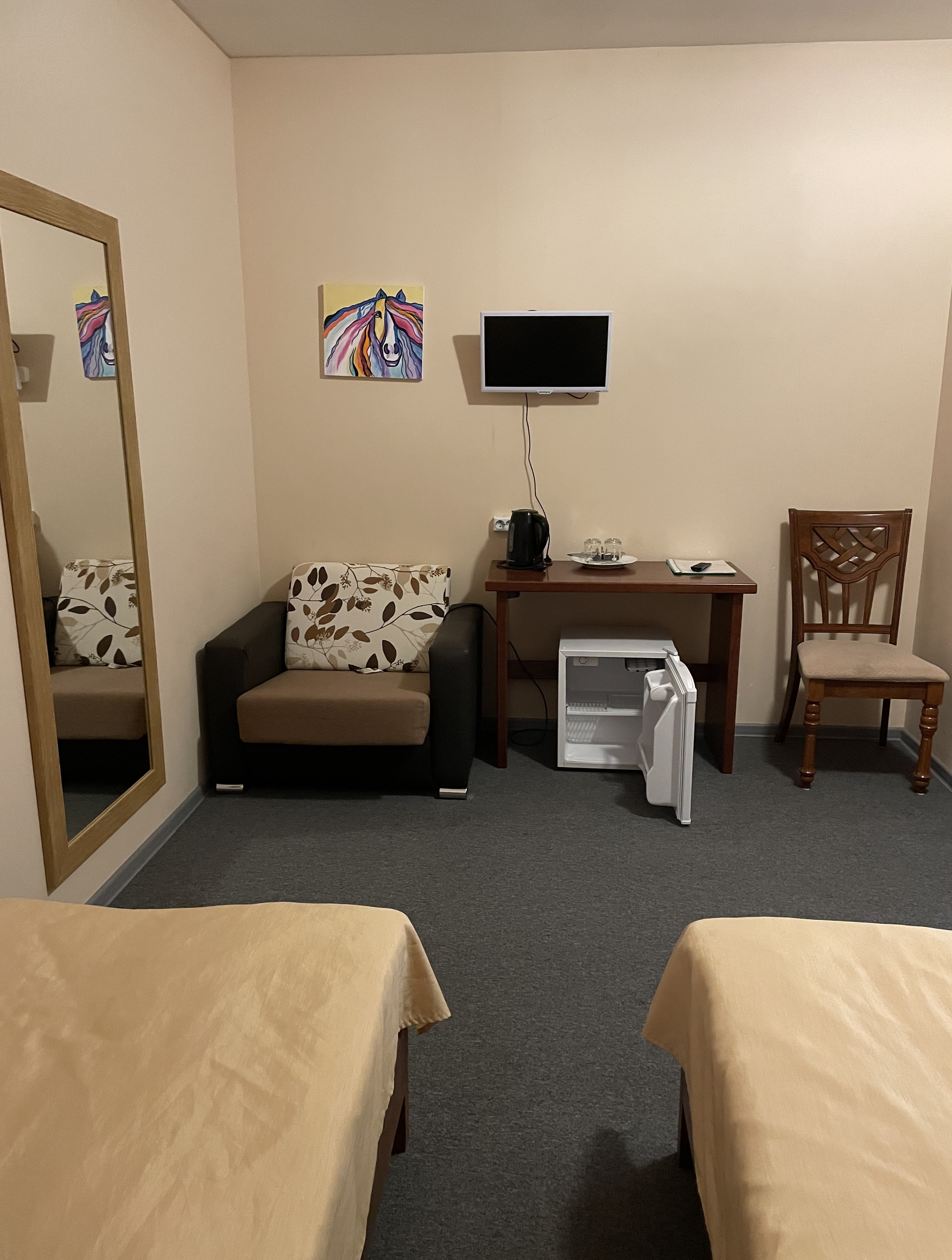 Улучшенный 2-местный 1-комнатный с балконом/лоджией №23,35,38