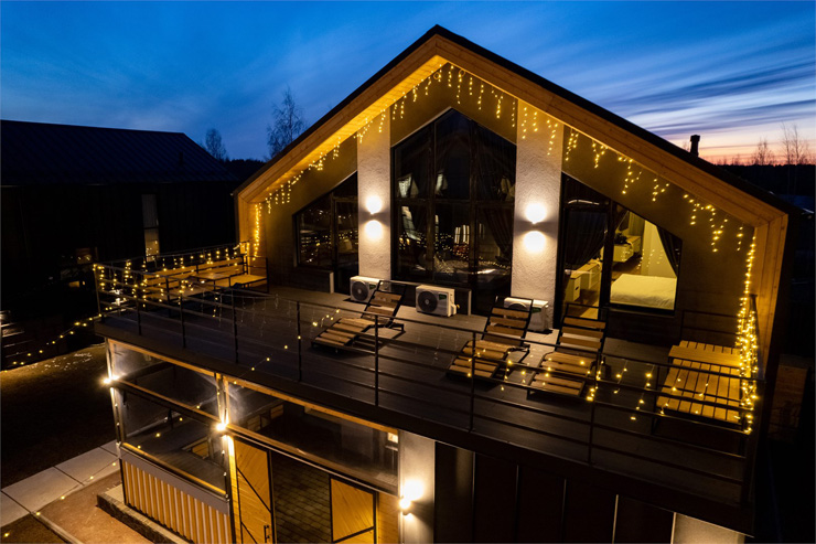 Резиденция 10-местная люкс с хорошим видом