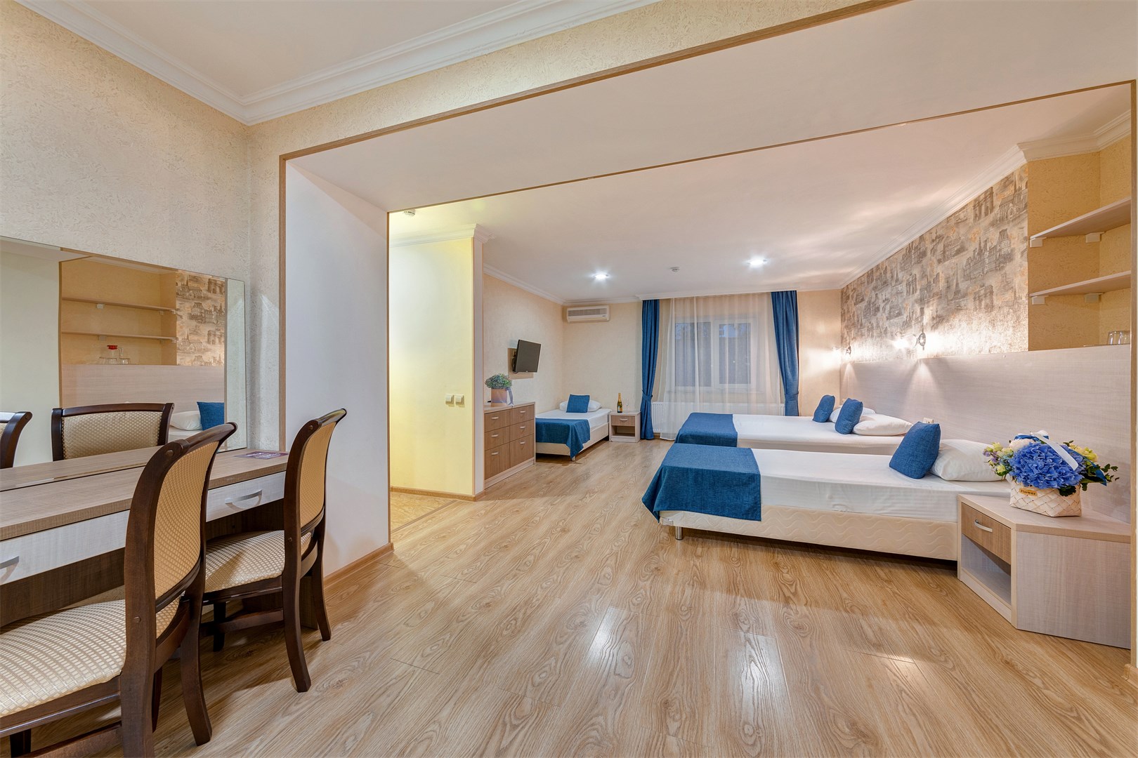 Апартаменты 4-местный с кухней