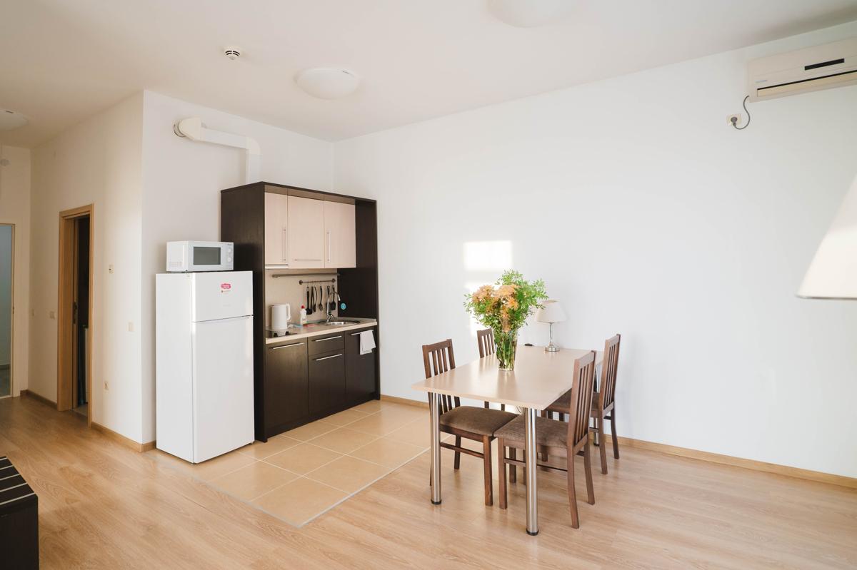 Апартаменты 2-местные 1 спальня (с кухней)