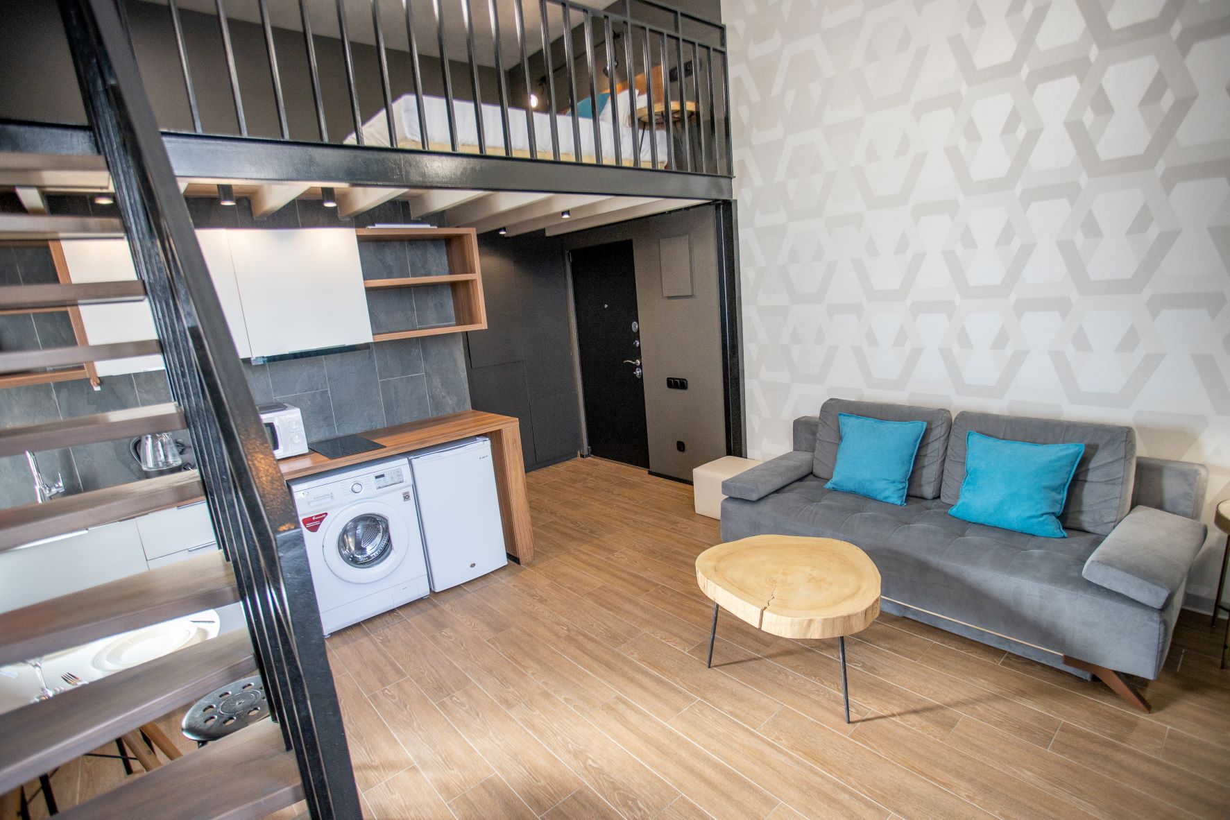 Апартаменты Апартаменты с видом на бассейн (101)