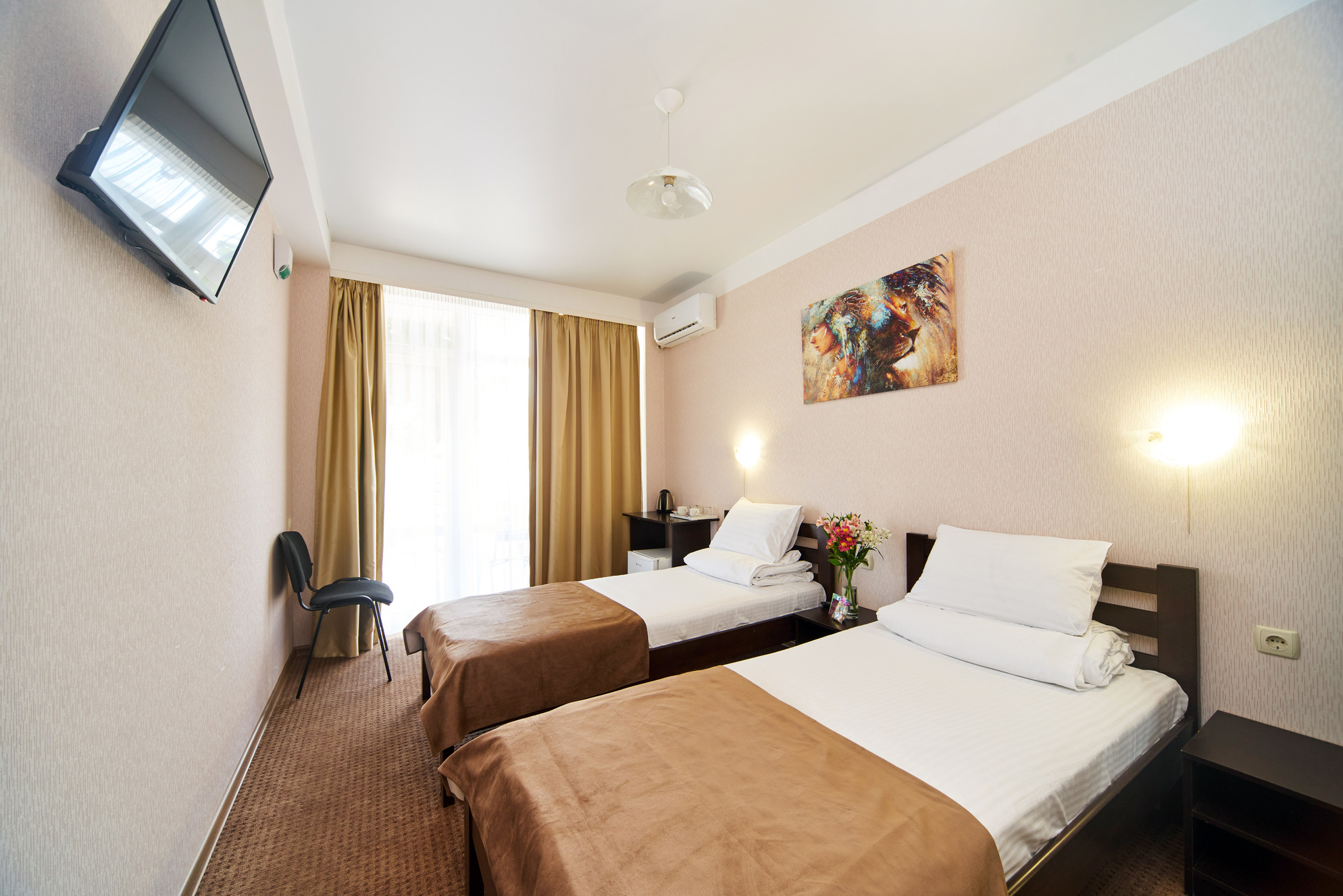 Стандартный 2-местный с балконом или террасой