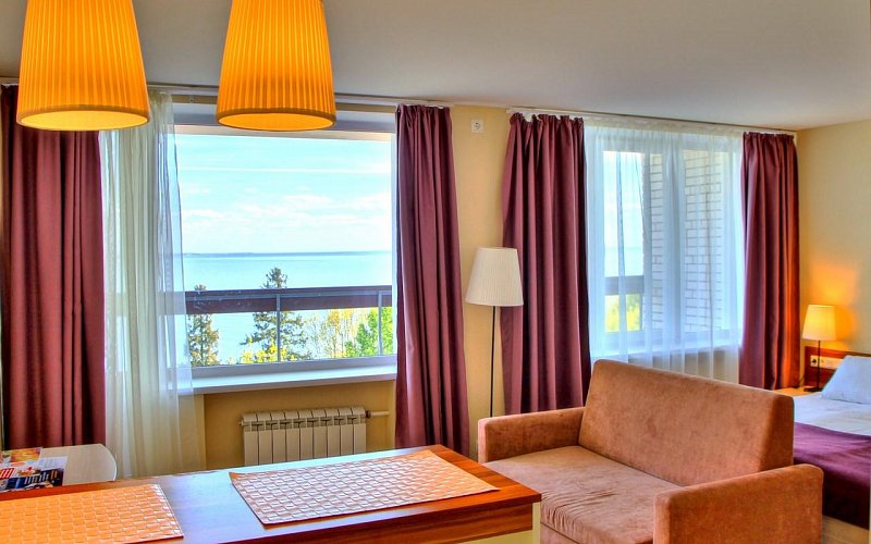 Студио 2-местная студия с видом на залив