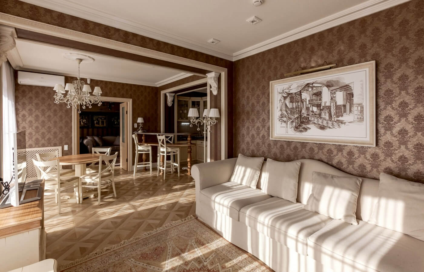 Апартаменты 2-мест 3-комн с кухней