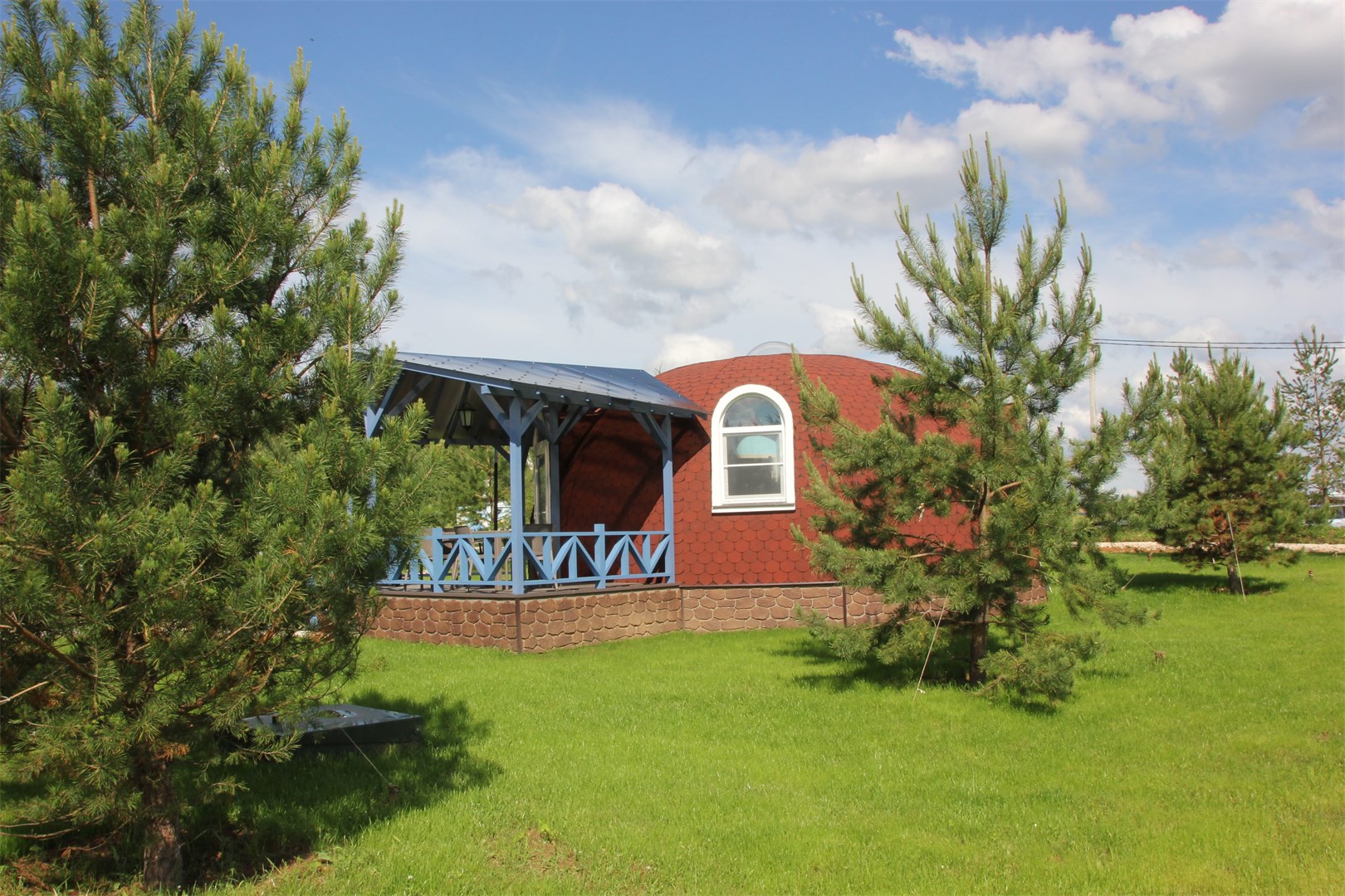 Дом 2-мест.люкс купольный