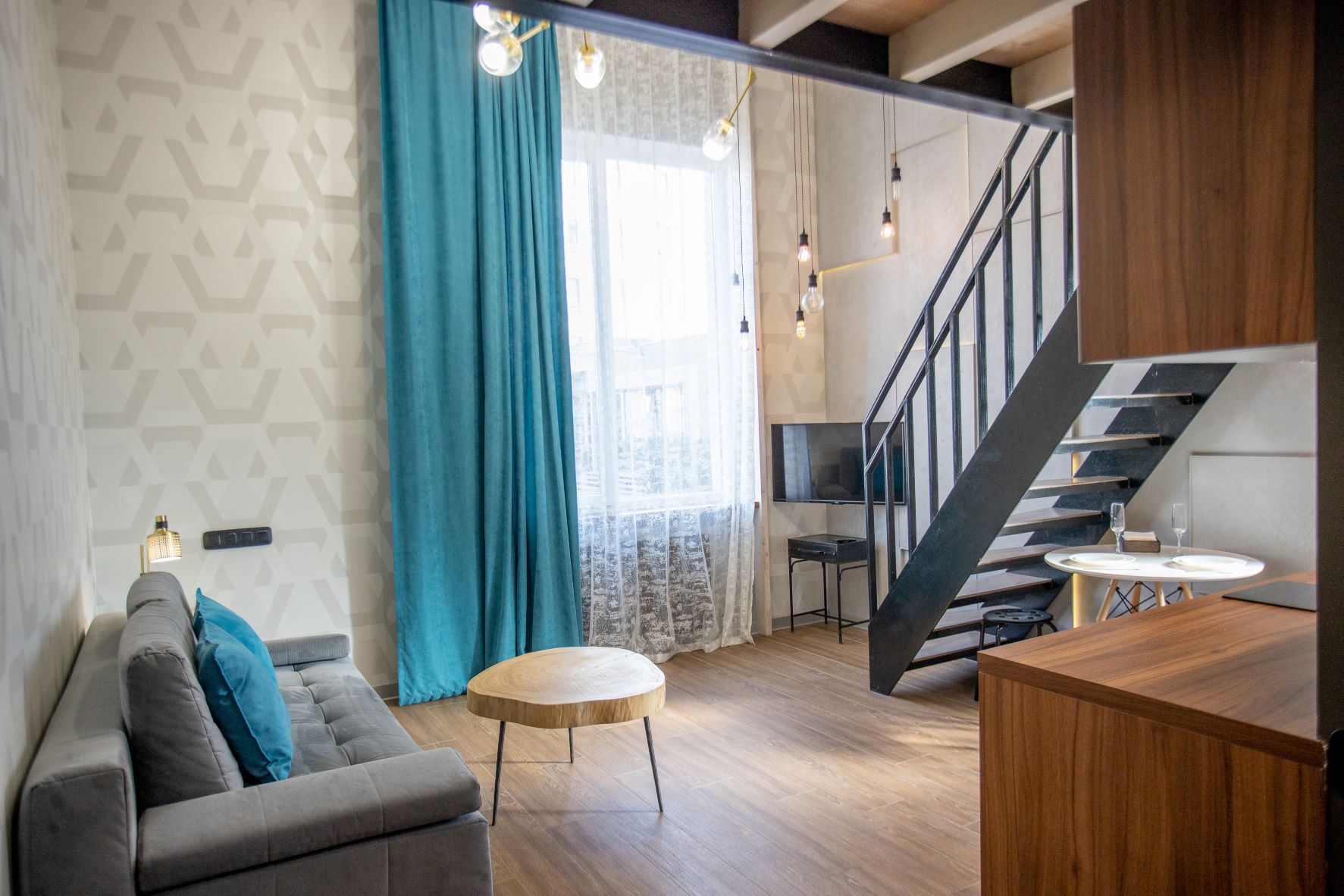 Апартаменты Апартаменты с видом на бассейн (101)