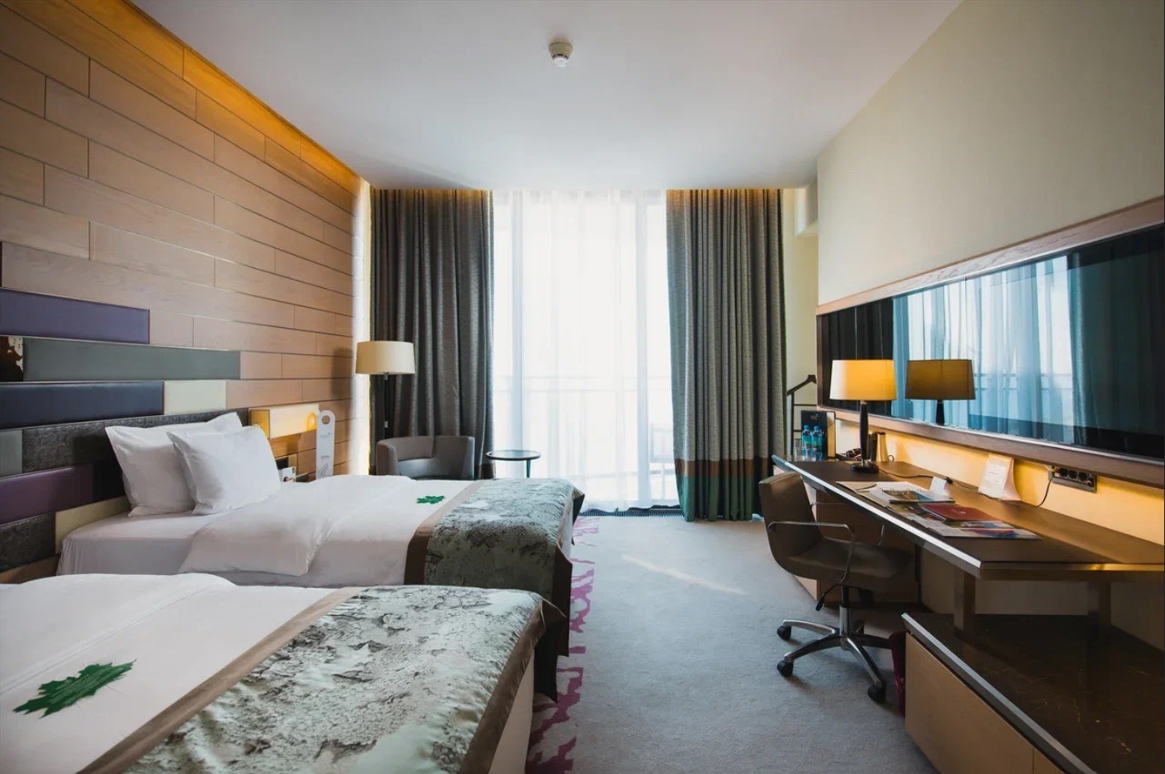 Посмотреть в галерее Делюкс Прайм Twin Garden View 2-местный
