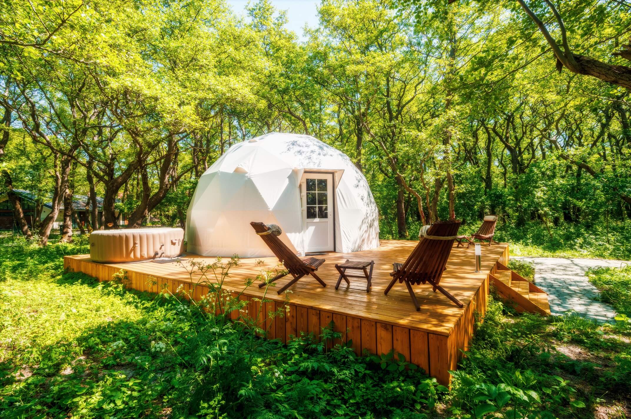 Глемпинг 2-местный Глемпинг