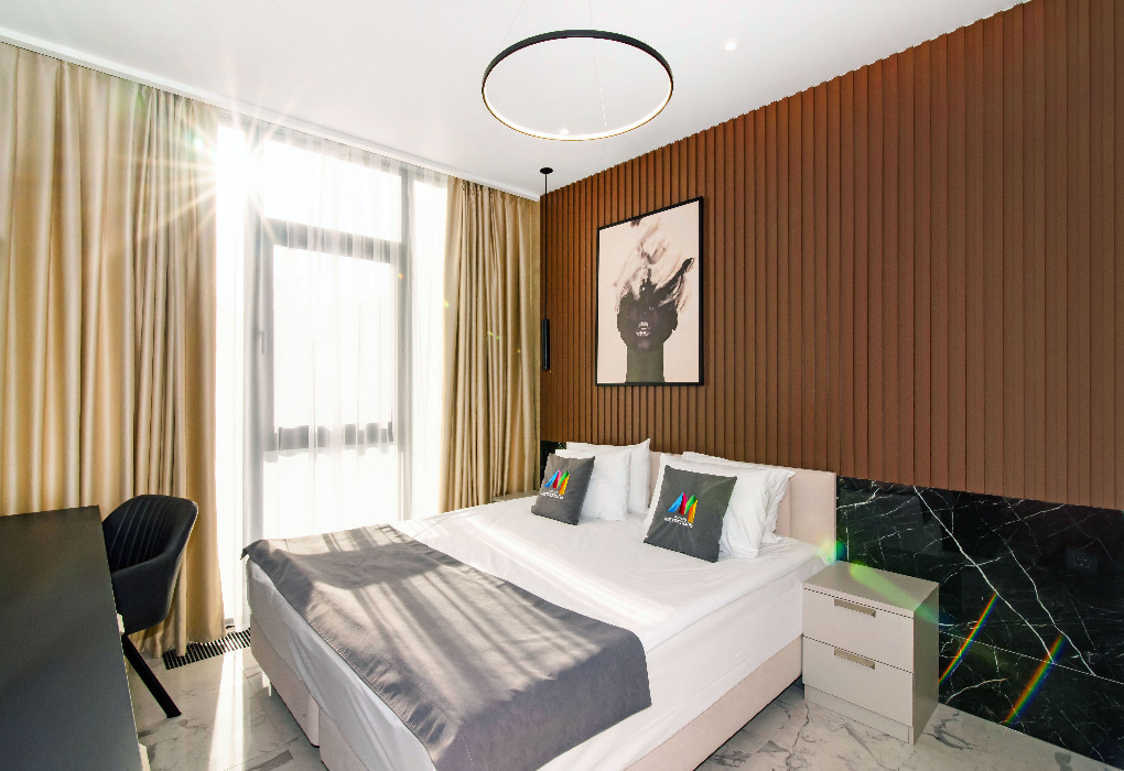 2-мест.(разм. в 4-мест.) апартаменты Luxe без балк. (2 спальни), 1 эт.