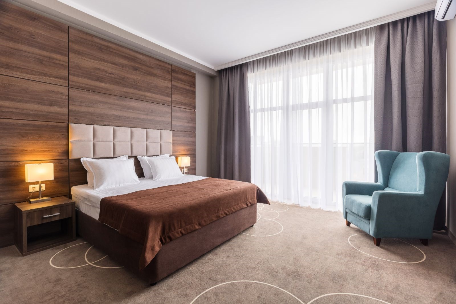 Executive Suite 4-местный 2-комнатный Great с балконом на территорию