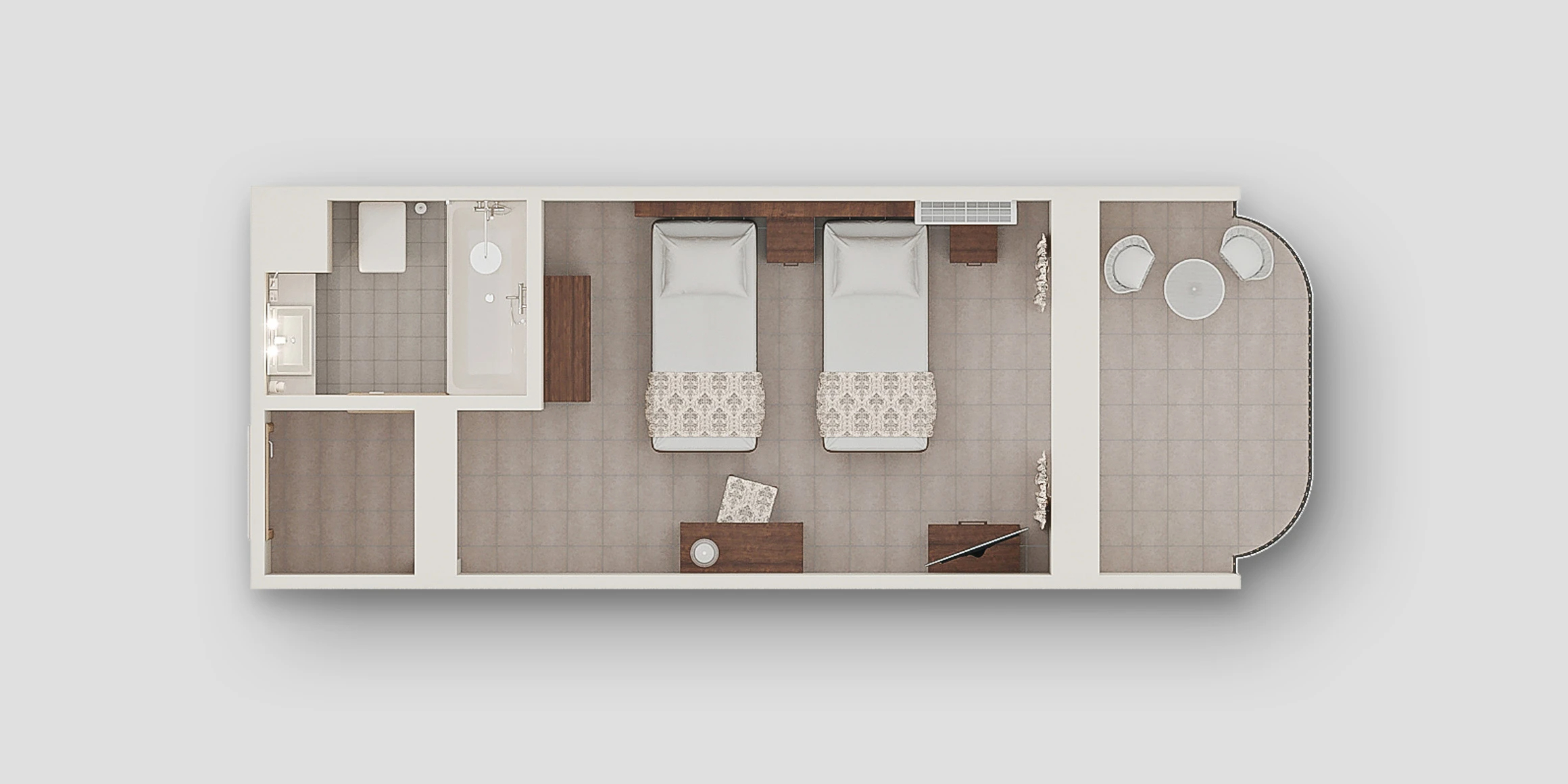 Standart 2-местный 1-комнатный STD