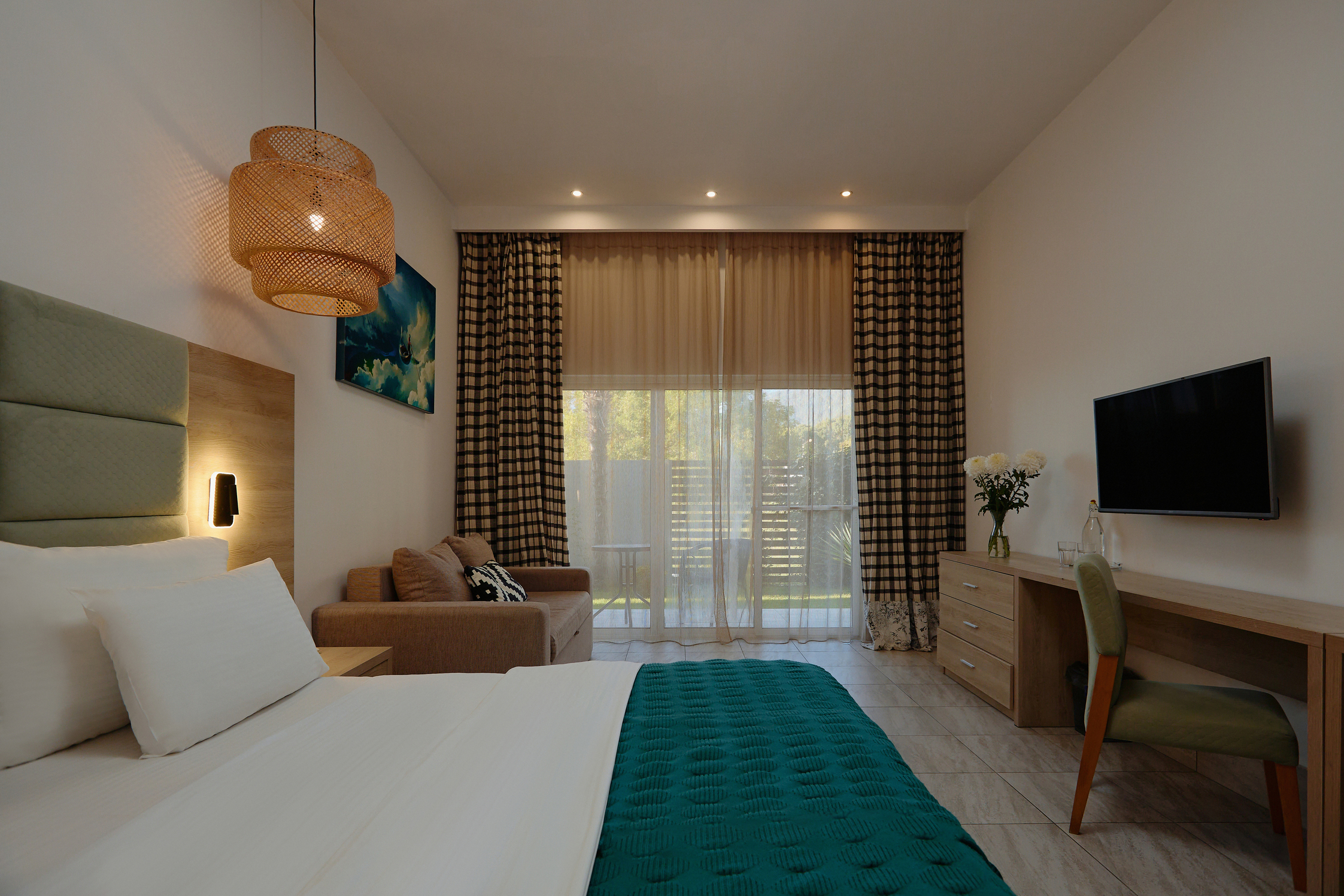 Семейный 2-местный с террасой