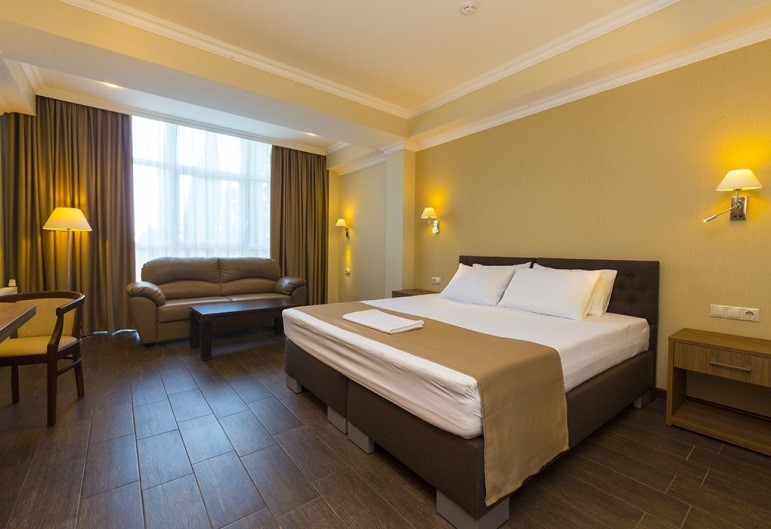 Студия 2-местный 1-комнатный без балкона, корпус 1