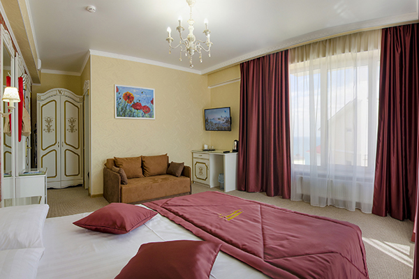 Комфорт VIP без балкона 2-местный 1-комнатный корпус 3 (Валенсия)