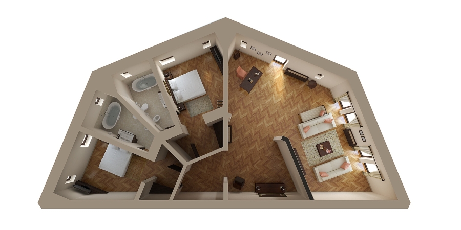 Люкс 4-местный