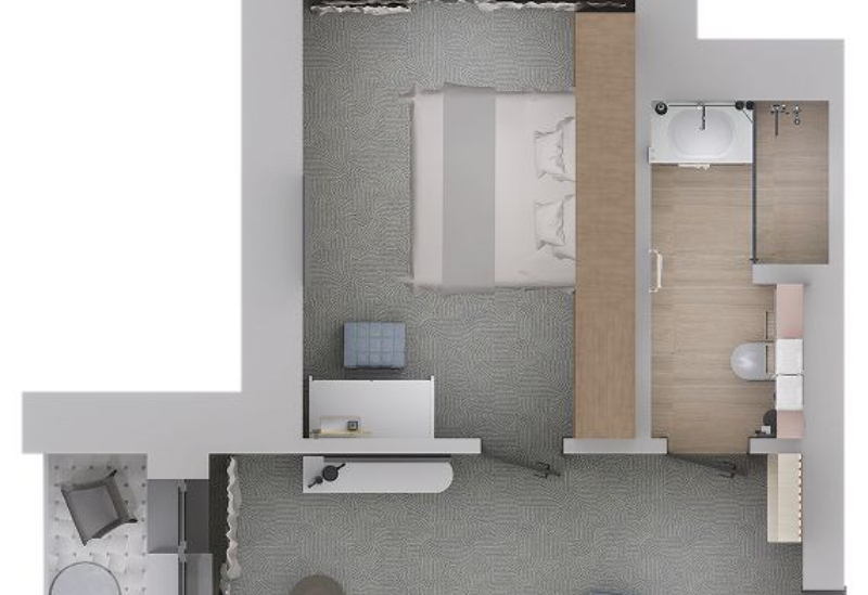 2-мест. люкс (3 эт.), корп. Родник