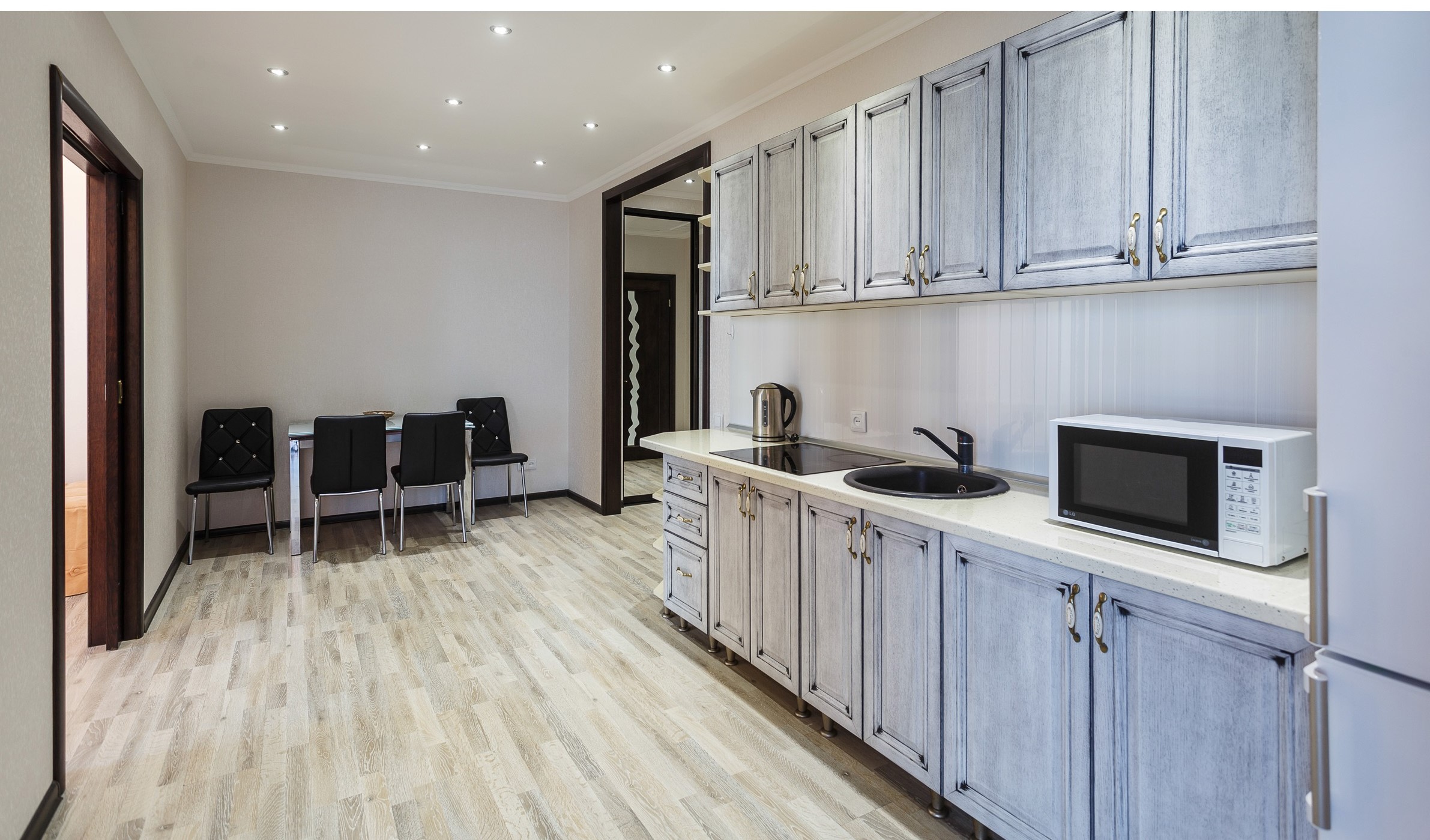 Апартаменты 2-местные 2-комнатные вид на город Аквамарин