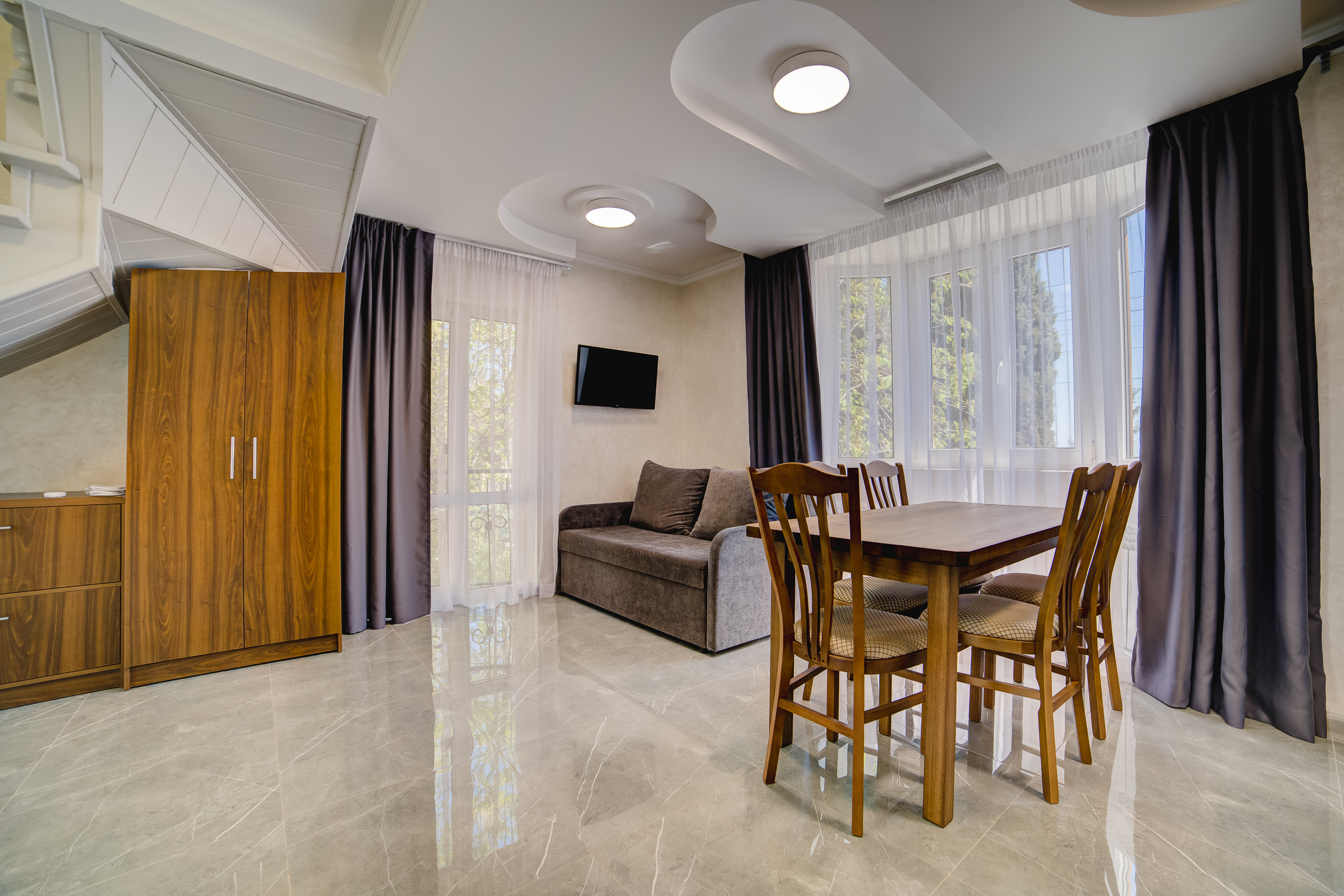 Апартаменты 2-этажные 2-комнатные