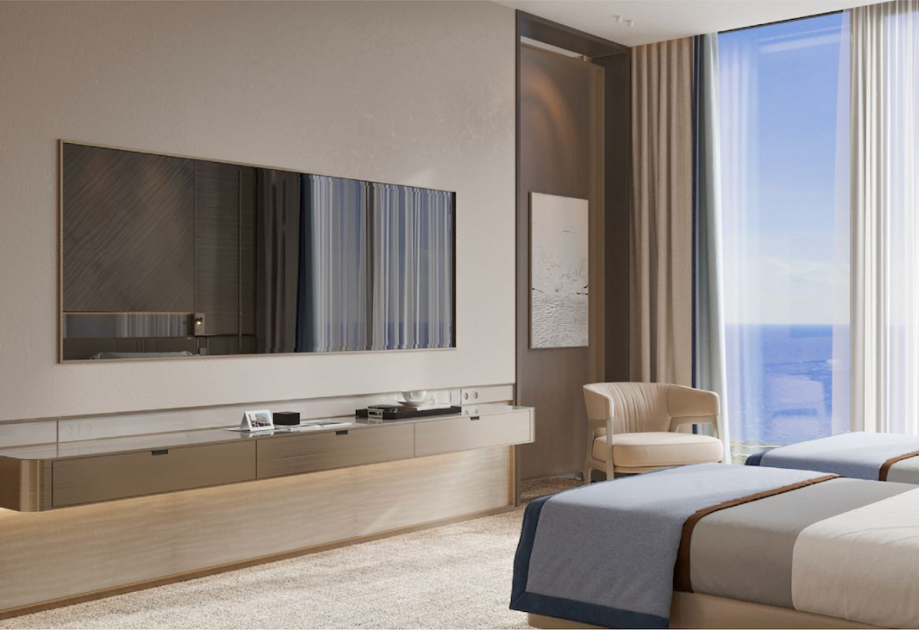 2-мест. Deluxe Comfort TWIN кровать-трансформер в одну (вид на море)