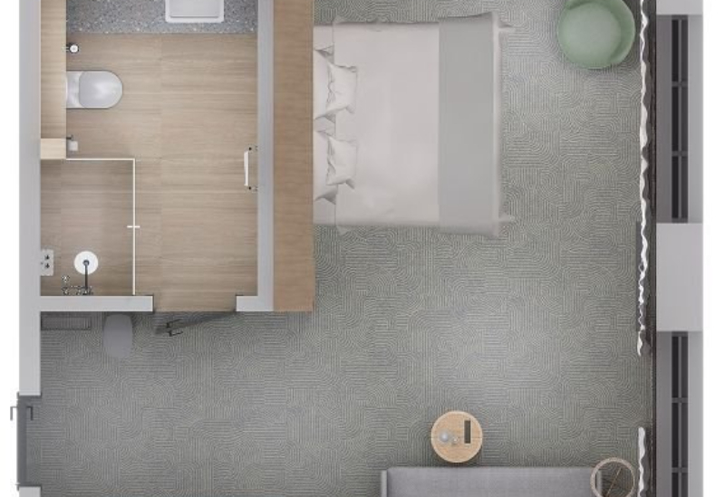 2-мест. джуниор премиум без балк., корп. Здравница