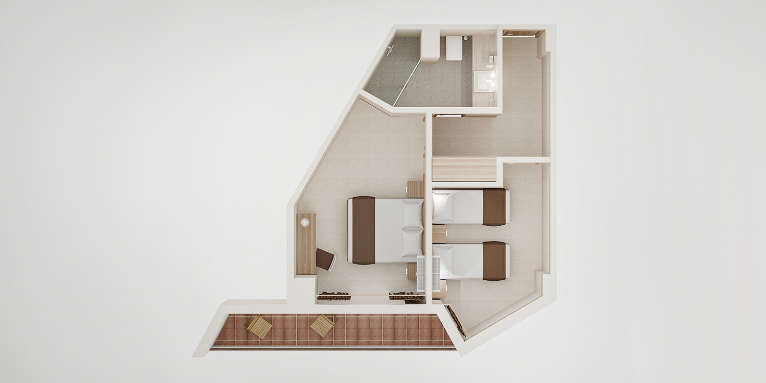 Family standart 4-местный 2-комнатный FmStd