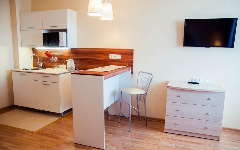 Студио 2-местная студия с видом на залив