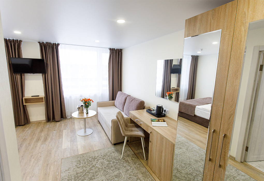 2-мест. комфорт с джакузи (вид на залив)