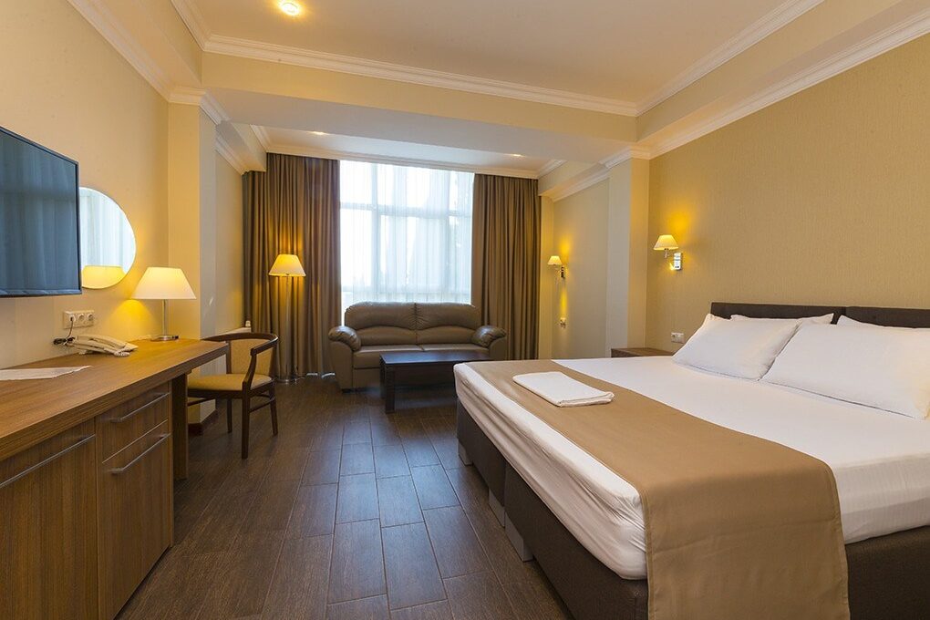 Студия 2-местный 1-комнатный без балкона, корпус 1