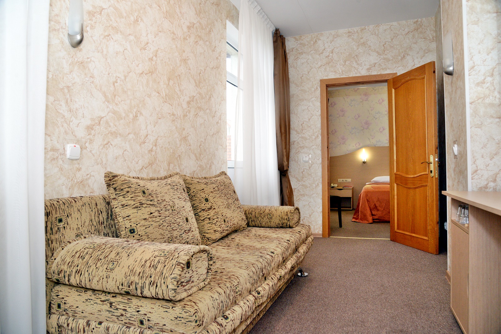 Семейный 2-местный 2-х комнатный корпус B вид на море