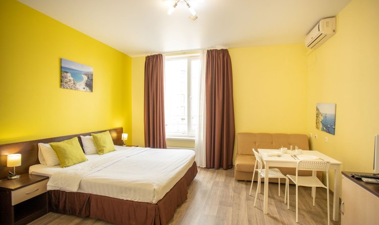 Апартаменты Апартаменты 4-х местные, вид на бассейн/горы (206,306,406,506)