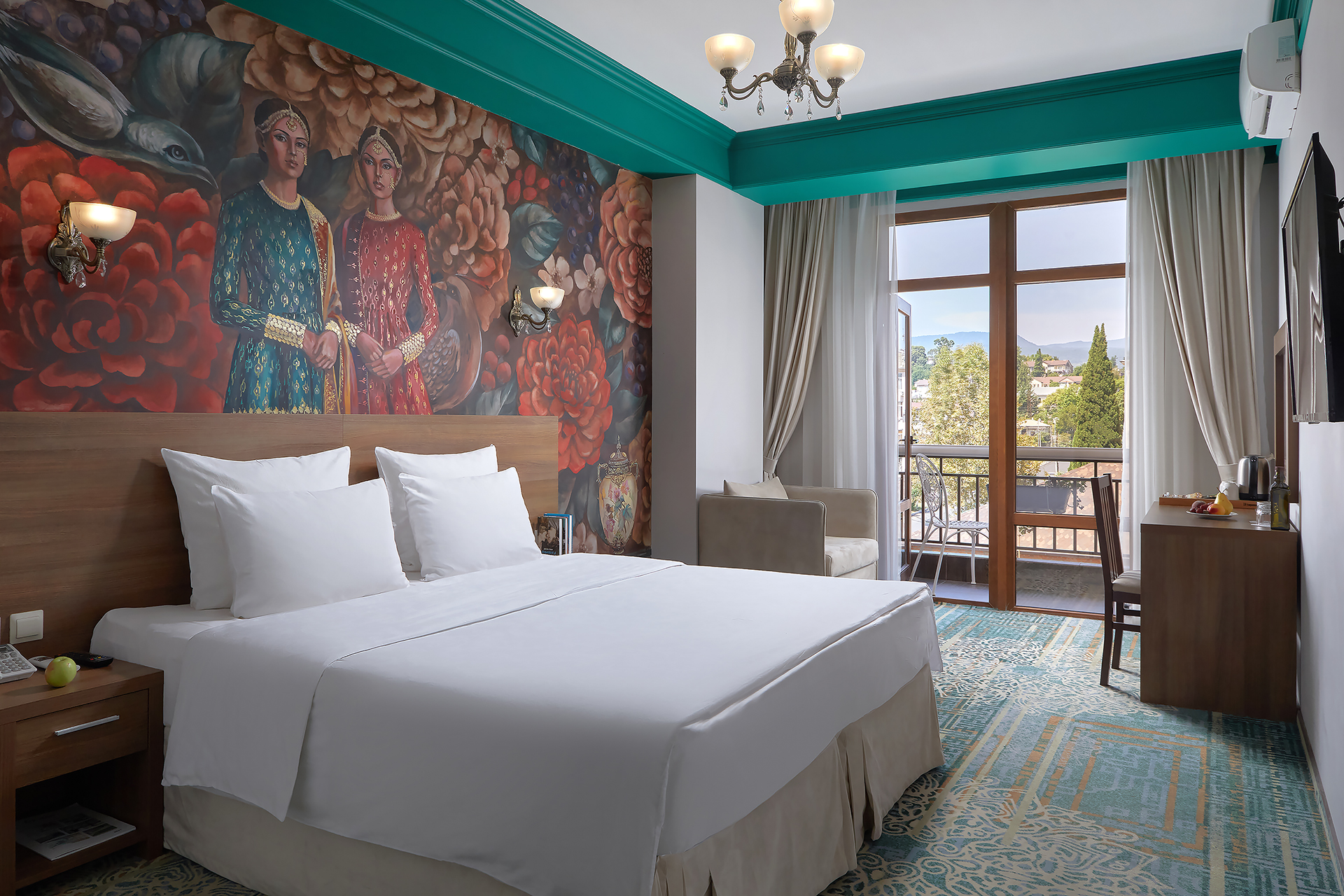 Deluxe 2-местный 1-комнатный