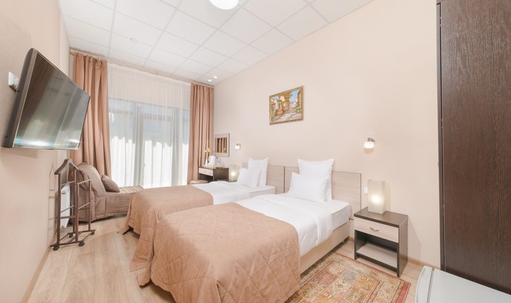 Стандарт Корпус Персей, Стандарт 2-местный 1-комнатный с видом на  Бассейн