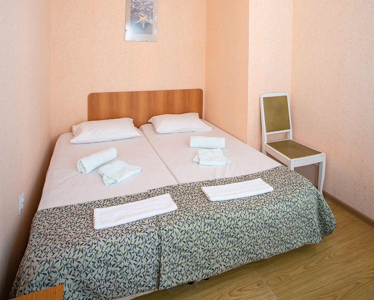 Стандартный 2-местный 1-комнатный, 2 категория (б/лоджи, вид на горы)