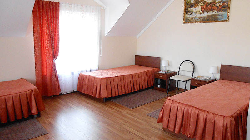 Стандарт 3-местный 1-комнатный