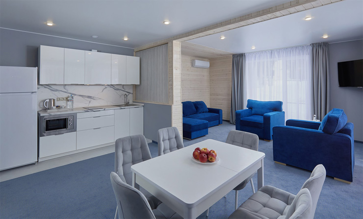 Duplex 6-мест.2-спальни и кухня