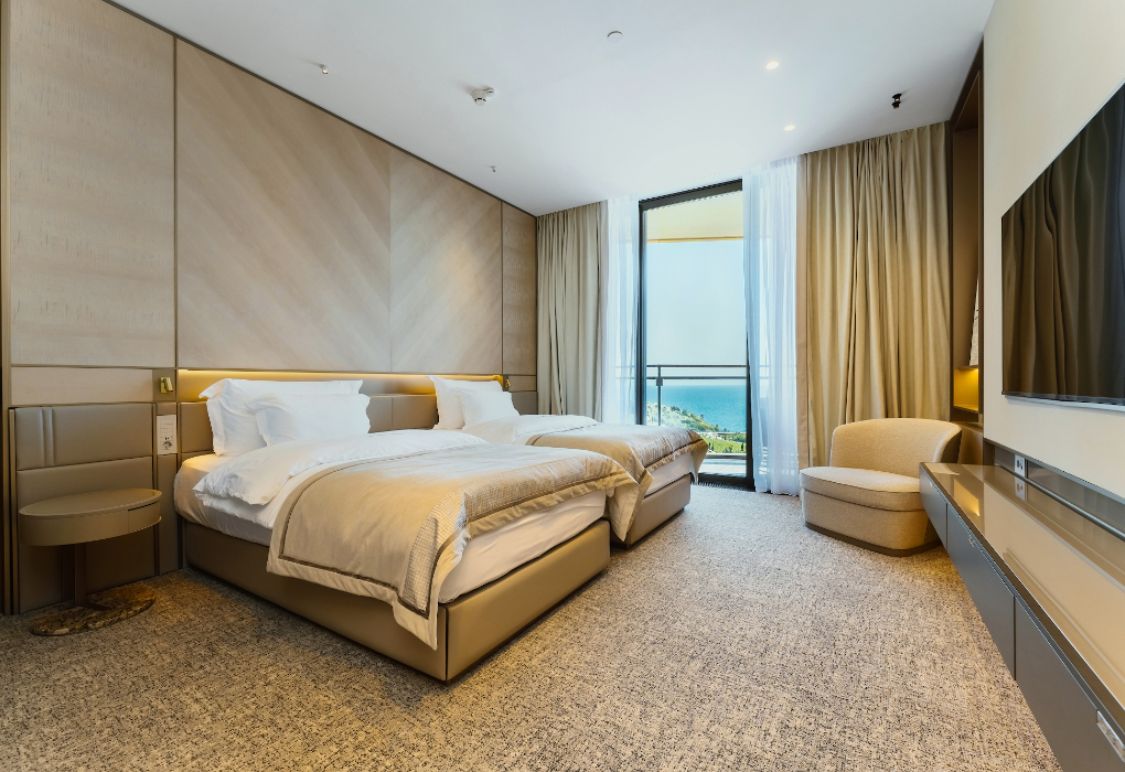 2-мест. Deluxe Comfort TWIN кровать-трансформер в одну (вид на море)