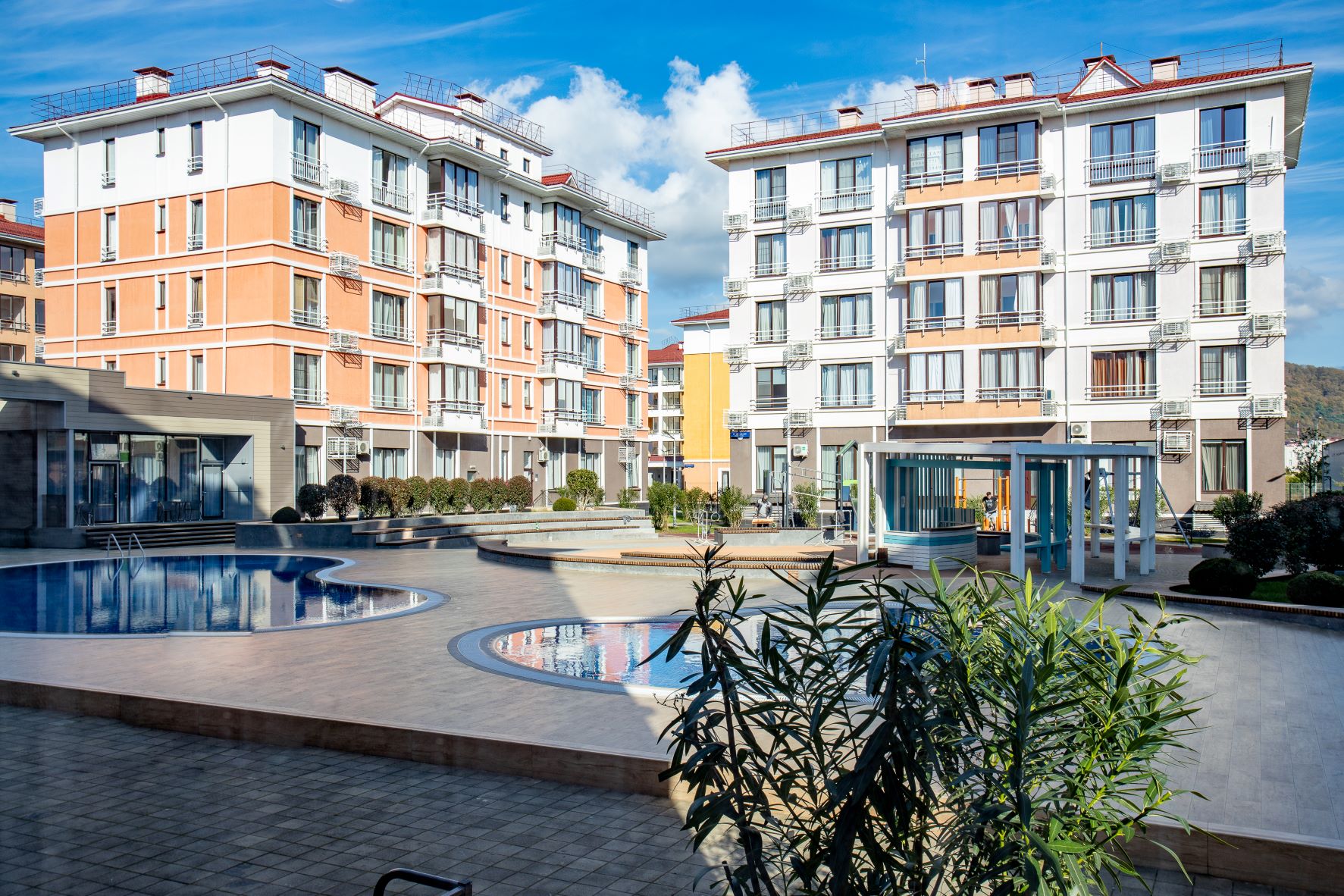 Апартаменты Апартаменты с видом на бассейн (101)