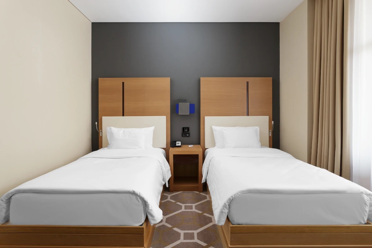 Супериор Супериор TWIN с видом на бассейн    