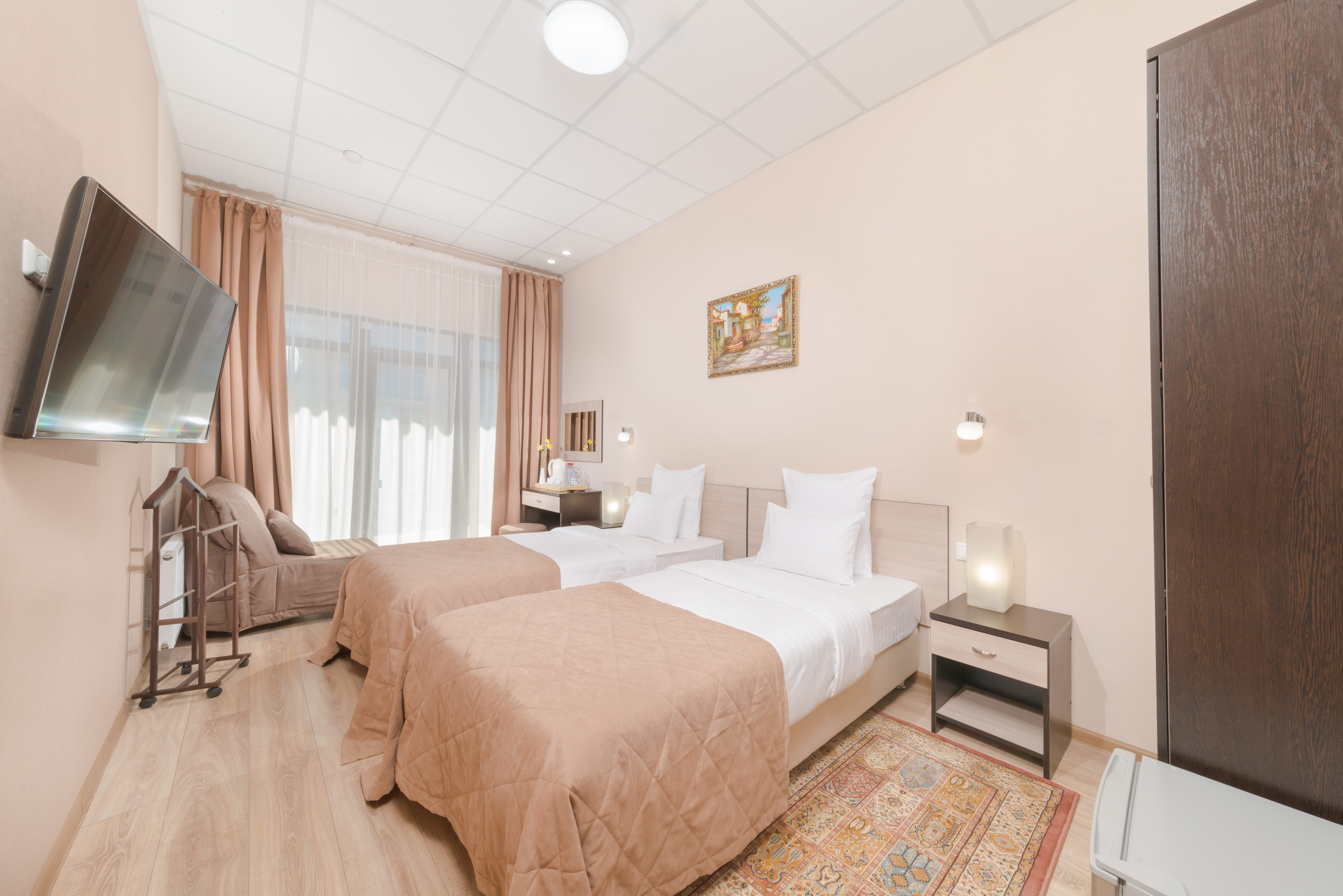 Стандарт Корпус Персей, Стандарт 2-местный 1-комнатный вид на технополис Эра