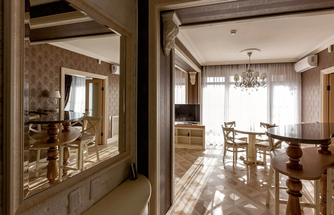 Апартаменты 2-мест 3-комн с кухней