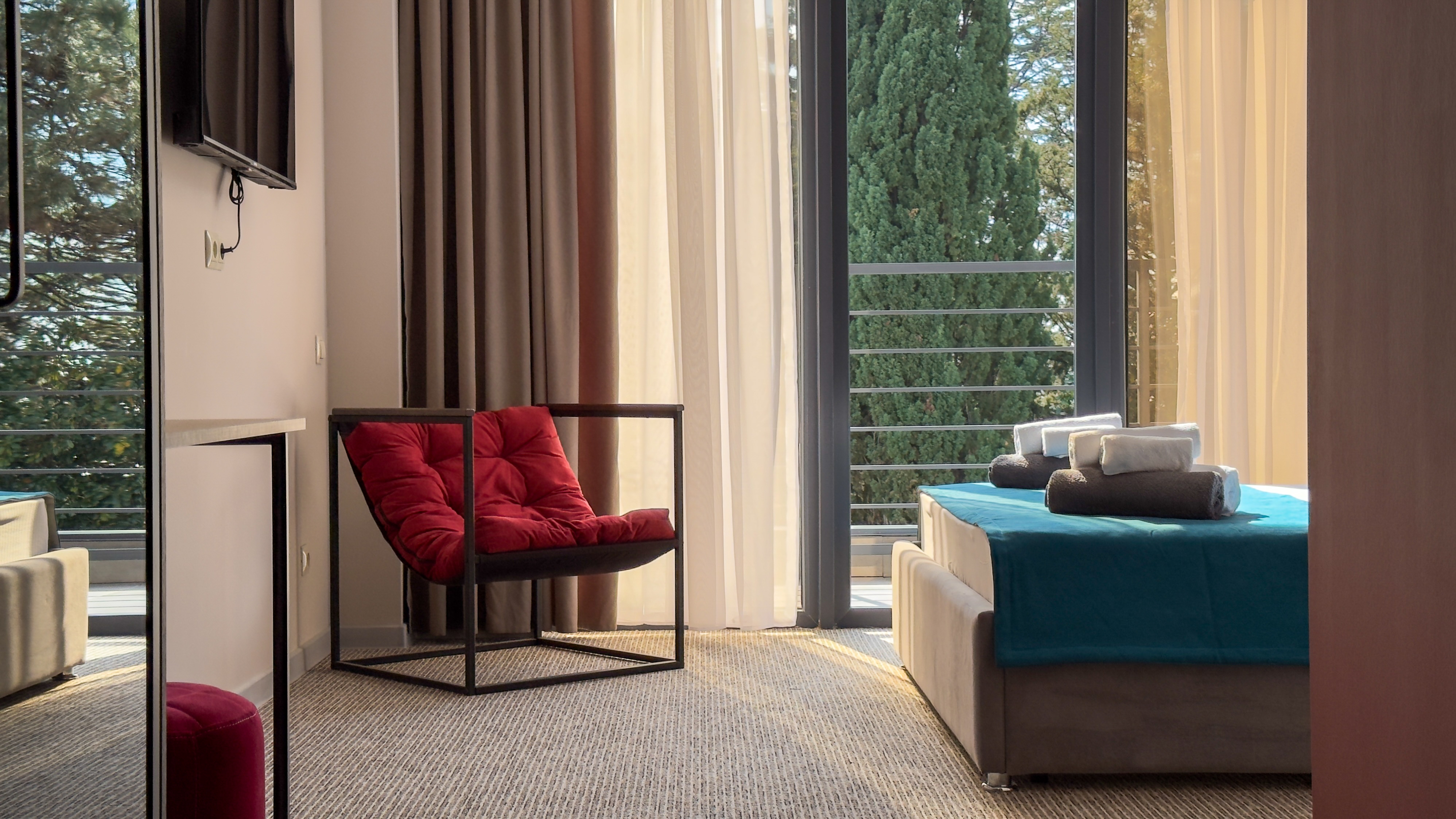 Апартаменты 2-местный 2-комнатный с балконом корпус 2