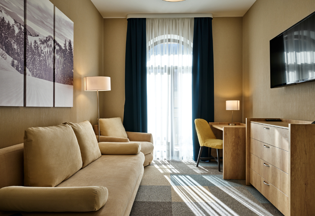 2-мест.(разм. в 3-мест.) 2-комн. апартамент с кухней, корп. 1