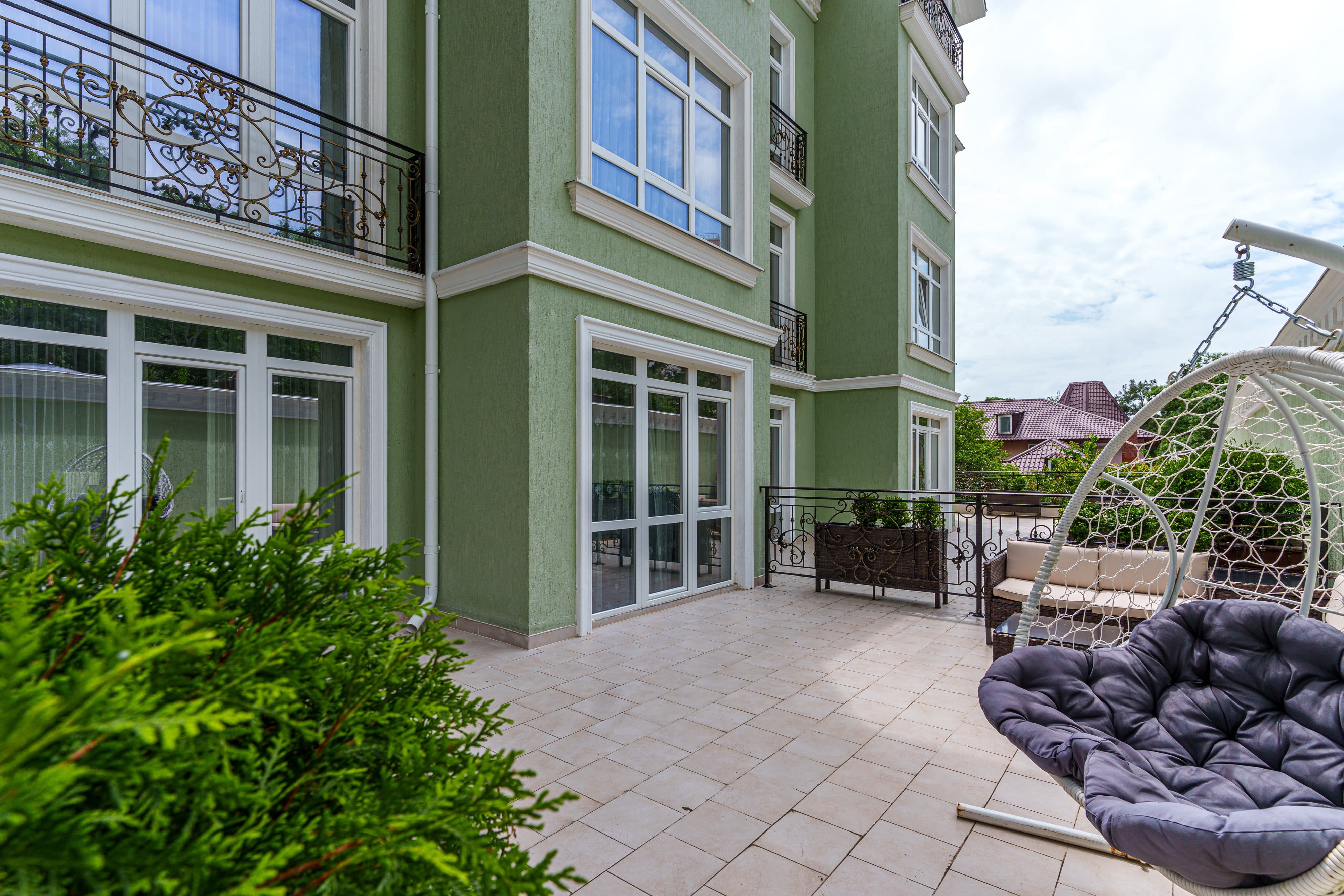 Апартаменты с 2 спальнями с террасой