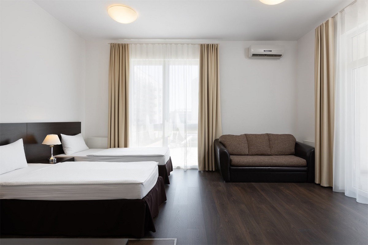 Номер 4-местный 2-х комнатный с 4 кроватями (без кухни)